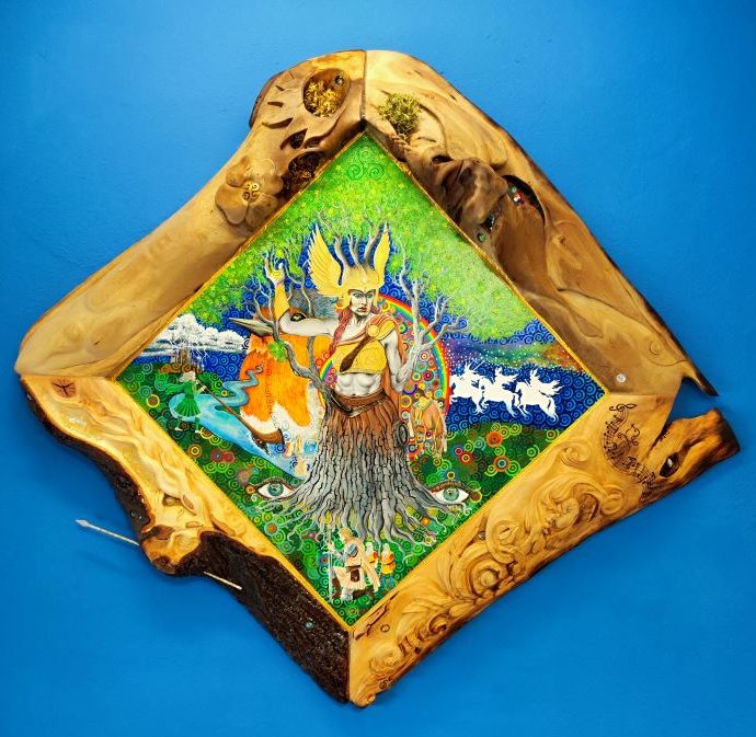 Wacholder, Vermächtnis, Acryl Malerei, Aquarylic, Kunstmuseum, bildende Kunst, extravaganter Realismus, Realismus, wahr Kunst